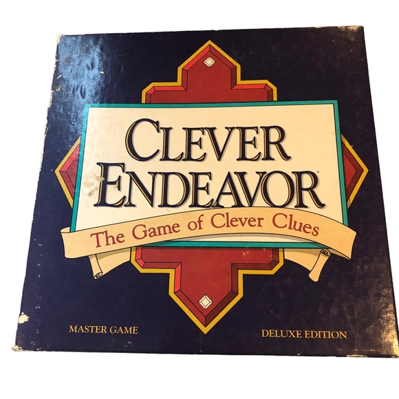 CLEAVER ENDEAVOR Vintage Deluxe Edition Master Game The Games Gang 908 Used - Picture 1 of 11